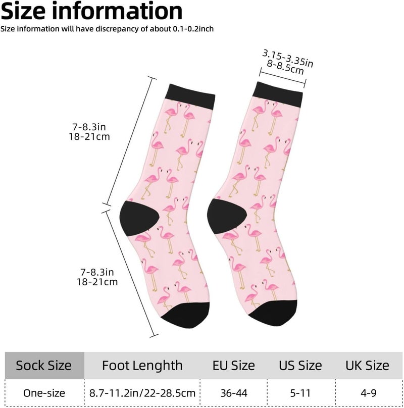 Poream Novelty Funny Crew Socks, Cool Breathable Dress Socks Gift For Men Women - Image 3